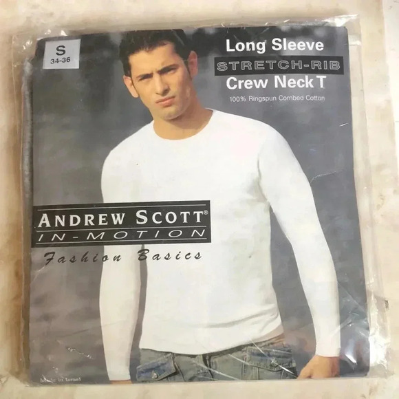Andrew Scott Crew Neck Tee - Picture 1 of 6